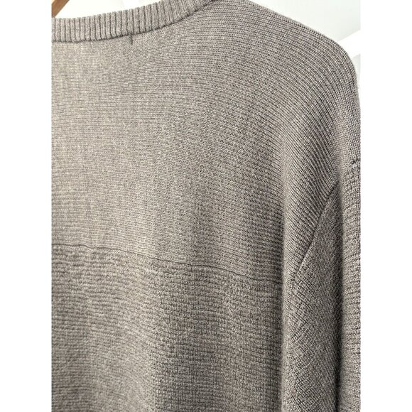 Smartwool Cheyenne Creek Crewneck Sweater Merino Wool Blend Taupe Men’s XXL - Picture 7 of 14